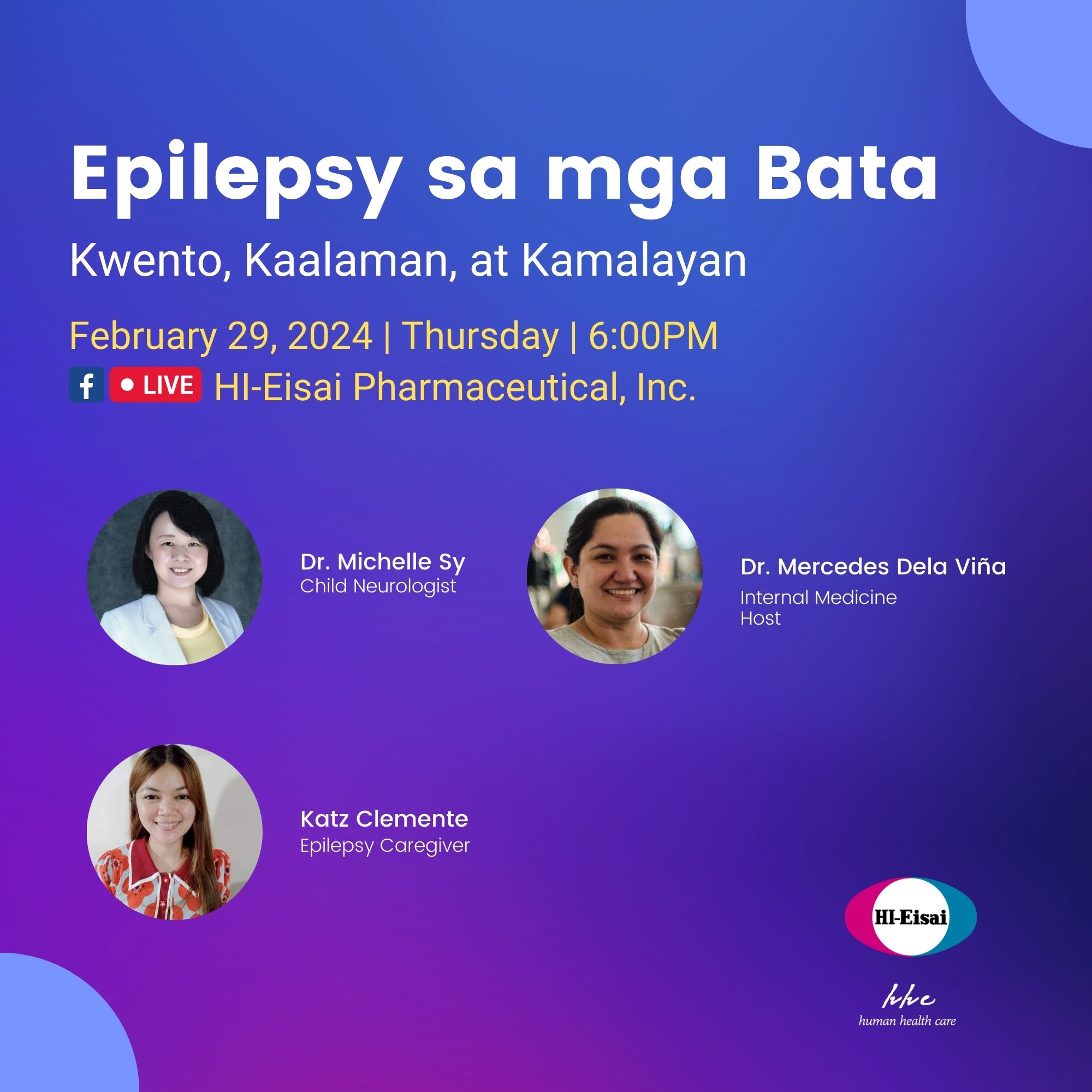 Epilepsy sa mga Bata: Kwento, Kaalaman, at Kamalayan